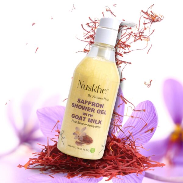 Nuskhe Shower Gel With Saffron And Goat Milk - 200ML